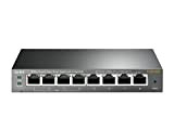 TP-Link TL-SG108PE V2 Switch di Rete Gestito L2 Gigabit Ethernet (10/100/1000) Nero Supporto Power Over Ethernet (Poe)