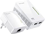 TP-Link TL-WPA2220KIT Starter Kit con Adattatore Nano Powerline, AV 200, Wireless N 300, 2 Porte Fast Ethernet, Bianco