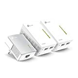 Tp-Link Tl-Wpa4220T Kit Powerline Wifi, Av600 Mbps Su Powerline, 300 Mbps Su Wifi 2.4 Ghz, Bianco