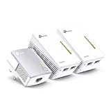 TP-Link WPA4220T Kit 2 Porte Powerline Adapter WiFi Starter Kit, Range Extender, Banda Larga/WiFi Extender, WiFi Booster/Hotspot, No configu