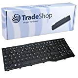 Trade-Shop Tastiera per Computer Portatile con Cornice di Ricambio per Fujitsu-Siemens Lifebook A514 A532 A544 NH532G52 A555G A562 AH532 (Layout ...