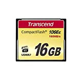 Transcend Compact Flash 1066x TS16GCF1000 Scheda di Memoria, 16 GB