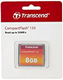 Transcend Compact Flash 133x TS8GCF133 Scheda di Memoria, 8 GB