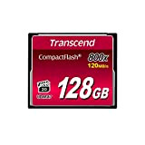 Transcend Compact Flash 800x TS128GCF800 Scheda di Memoria, 128 GB