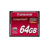 Transcend Compact Flash 800x TS64GCF800 Scheda di Memoria, 64 GB