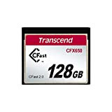 Transcend TS128GCFX650 Scheda di Memoria CFast 2.0, 128 GB