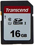 Transcend Ts16Gsdc300S-E Scheda di Memoria Sdhc da 16 Gb, Imballaggio Apertura Facile, 300S, Standard