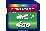 Transcend TS4GSDHC4 Scheda di Memoria SDHC da 4 GB, Classe 4