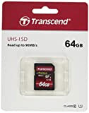 Transcend TS64GSDU1 Scheda di Memoria SDXC da 64 GB, Classe 10 UHS-I Premium
