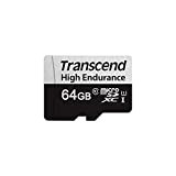 Transcend TS64GUSD350V Scheda MicroSD da 64 GB High Endurance, MicroSDXC 350V