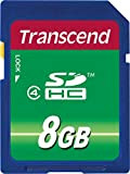 Transcend TS8GSDHC4 Scheda di Memoria SDHC da 8 GB, Classe 4