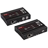Treaslin 4K KVM HDMI USB Extender Kit su IP LAN Ethernet CAT5 CAT5E Cat6, da 1 a molti, supporto tastiera ...