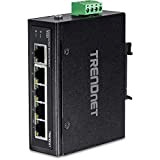 TRENDnet TI-E50 - Switch per linea Ethernet 5 porte, 5 porte Fast Ethernet, IP30