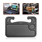 Trobo Steering Wheel Tray, Car Desk For Writing, Laptop, Tablet, iPad Or Notebook With Pen Slot, Food Eating Table With ...
