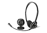 Trust 31030 - Bundle di Webcam e cuffia con microfono