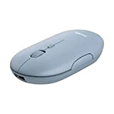 Trust Puck Mouse Wireless Ricaricabile, Bluetooth o 2.4 GHz con Mini Ricevitore USB, Silenzioso, Pulsante DPI, Mouse Bluetooth Ergonomico ‎Senza ...