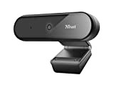 Trust Tyro Webcam Pc Con Microfono Full Hd 1080P, Auto-Focus, Usb, Treppiede Incluso, Telecamera Per Hangouts, Skype, Teams, Zoom, Computer, ...