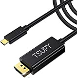TSUPY Cavo USB C Displayport 4K 60Hz 1,8m, Adattatore USB C to Displayport USB-C USB C a Displayport a USB ...