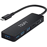 TSUPY Hub USB C 5 in 1 Adattatore USB C to USB 3.0 Lettore Schede SD Micro SD Adattatore Micro ...