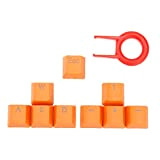 Tutoy Orange 9 Chiavi Pbt Retroilluminate Trasmissione Tastiere per Cherry MX Tastiera Meccanica - arancia