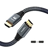 Twozoh Cavo HDMI 4K 10M, Cavo HDMI 2.0 da 18 Gbps ad alta velocità, Cavo HDMI intrecciato compatibile con PS5, ...