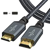 Twozoh Cavo Mini HDMI a HDMI 1M, Mini HDMI Tipo C a HDMI Tipo A(Mini HDMI maschio a HDMI maschio) ...