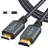 Twozoh Cavo Mini HDMI a HDMI Breve 0,3M, Mini HDMI Tipo C a HDMI Tipo A(Mini HDMI maschio a HDMI ...