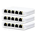 UBIQUITI Router - Wireless - Modems Brand Network Network Switch USW-Flex-Mini UNIFi Switch Flex Mini 5 Ports Pack 3 unità