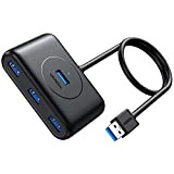UGREEN 4 Porte Hub USB 3.0, Cavo da 1 Metro, Porta di Alimentazione USB C, LED Indicatore, Adattatore USB a ...