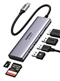 UGREEN 6-in-1 Hub USB C in Alluminio, HDMI 4K@60Hz, Lettore di Schede SD/TF, 3 Porte USB 3.0, Compatibile con Steam ...