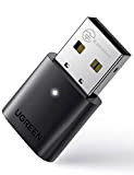 UGREEN Adattatore Bluetooth 5.0 USB A Dongle, Trasmettitore Bluetooth USB 2.0 Portata Fino a 20M Compatibile con Windows 11/10/ 8.1/ ...