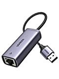 UGREEN Adattatore Ethernet USB 3.0 Gigabit 1000Mbps in Alluminio con Cavo Nylon, Adattatore di Rete Supporta Windows Mac OS Linux ...