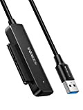UGREEN Adattatore SATA USB 3.0 per SSD HDD 2.5" 6TB, Cavo SATA Slim 5Gbps UASP TRIM SMART, Compatibile con 870 ...