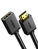 UGREEN Cavo Prolunga HDMI Maschio Femmina Alta Velocità con Ethernet, Supporta 4k 3D per PS4, PS3, Xbox One, SkyBox, Roku, ...