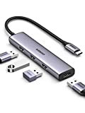 UGREEN Hub USB C OTG, Adattatore USB C a USB 3.0, Cavo Nylon, Corpo Sottile, 4 Porte USB 3.0, Compatibile ...