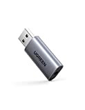UGREEN Scheda Audio Esterna USB in Alluminio Adattatore USB a Audio Jack da 3,5mm per Cuffie Microfono Casse Compatibile con ...