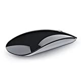Uiosmuph U30 Mouse Wireless Bluetooth, Ricaricabile Mouse Wireless (BT5.1+ BT5.1+ USB) Silenzioso Mouse Senza Fili per Windows/Linux/Mac ( Nero )
