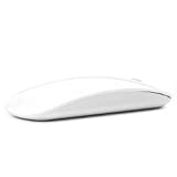 Uiosmuph U30 Mouse Wireless Bluetooth, Ricaricabile Mouse Wireless (BT5.1+ BT5.1+ USB) Silenzioso Mouse Senza Fili per Windows/Linux/Mac ( Bianca )