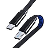 UNIDOPRO Cavo Piatto USB C a USB C PD Cavo 60W 3A Ricarica Rapida [10mm Connettore] compatibile con Blackview/DOOGEE/CUBOT/CAT S53/Gigaset/Hotwav/iiiF150/Ulefone/UMIDiGi/OUKITEL ...