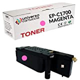universo cartuccia® Toner compatibile CX17 C1700 sostitutivo per Epson AcuLaser C1750N, C1750W, CX17NF, CX17WF, C1700, C1750, CX17 (Magenta)