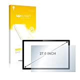 upscreen 27" Pellicola Protettiva Opaca per PC Touch Panel con 68.7 cm (27 Pollici) [598 mm x 336 mm, 16:9] ...