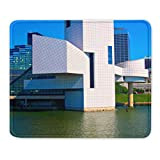 Usa America Rock & Roll Hall Of Fame Cleveland Mouse pad regalo souvenir 7,9 x 9,5 in 3 mm pad ...
