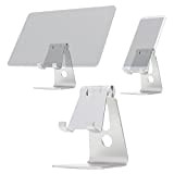 Valescos Supporto Cellulare e Tablet Da Scrivania - Stand Supporto Tablet o Smartphone Regolabile - Standing Desk Universale In Alluminio ...