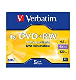 Verbatim 432294 DVD-RW 4.7GB, Confezione da 1