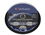 Verbatim BD-R 25GB 4x (10) 43825 MDISC Cake Box