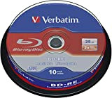 Verbatim BD-RE 25GB Blu-ray Riscrivibile (BD-RE), Confezione da 10