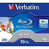 Verbatim Blu-Ray BD-R DL 50 GB 6 Disco Blu-ray Registrabile, 10 Pezzi