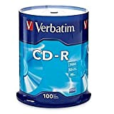 Verbatim CD-R - Supporto registrabile, mandrino, 700 MB/80 minuti, confezione da 100