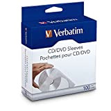 Verbatim CD Sleeves (Paper) 100pk