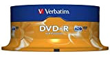 Verbatim - Confezione da 25 DVD-R da 4,7 GB, 16 x (25 pezzi)